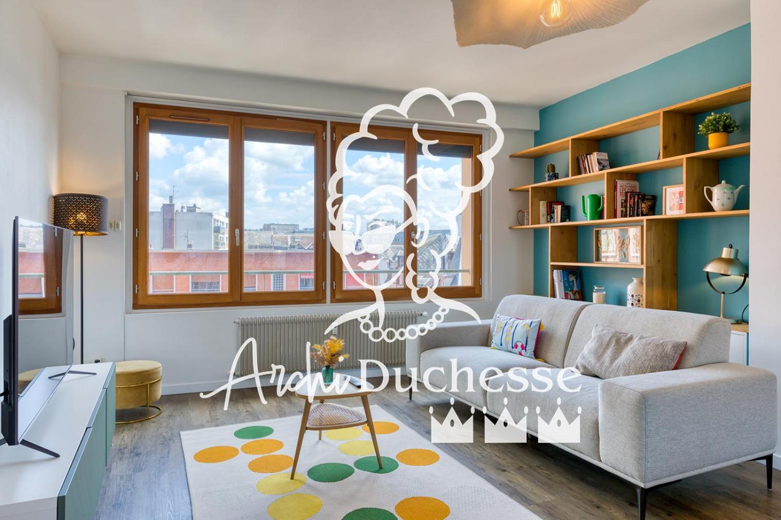 鲁昂Juliette : *Logement Avec Balcon*公寓 外观 照片