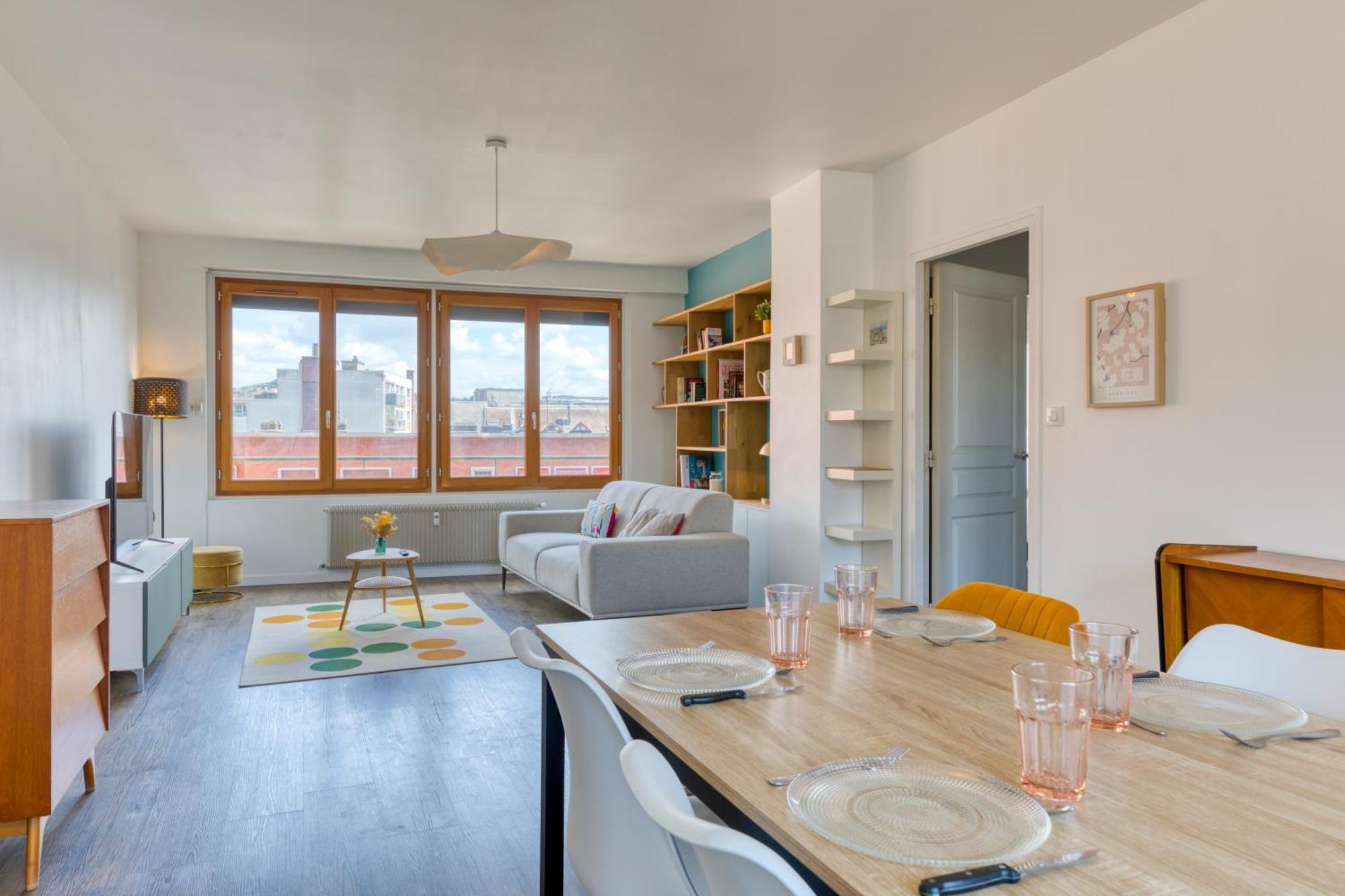 鲁昂Juliette : *Logement Avec Balcon*公寓 外观 照片