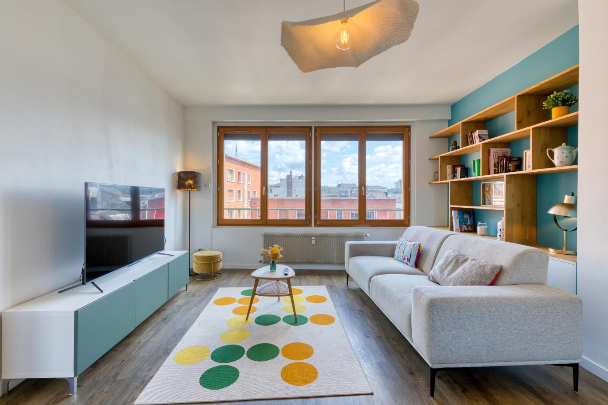 鲁昂Juliette : *Logement Avec Balcon*公寓 外观 照片